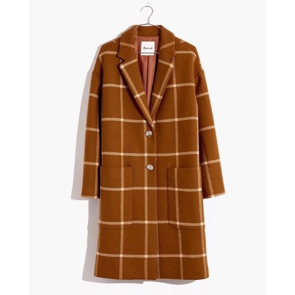 Madewell Windowpane Elmcourt Coat - Picture 8 of 15